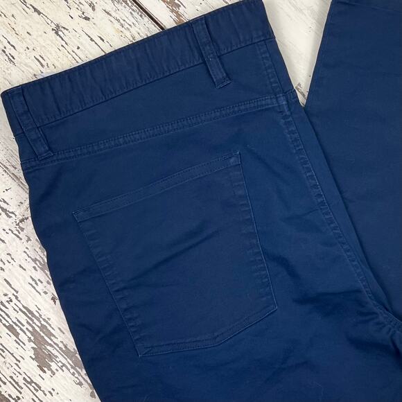 Daniel Cremieux Signature Collection pants men’s 40x32 five pocket navy blue - Picture 4 of 9